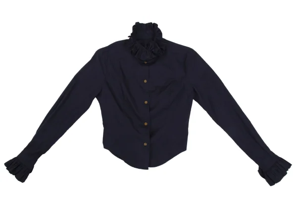 Vivienne Westwood Cotton Frill Neck Blouse K-171410_002