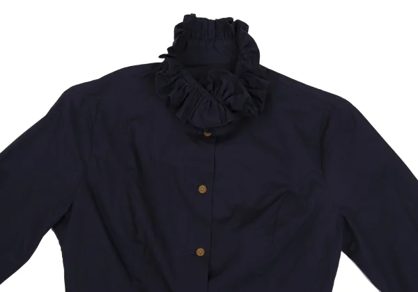 Vivienne Westwood Cotton Frill Neck Blouse K-171410_003