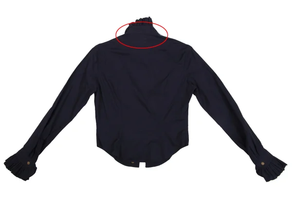 Vivienne Westwood Cotton Frill Neck Blouse K-171410_012