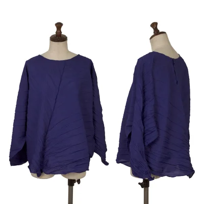 ISSEY MIYAKE Twist Pleated Blouse