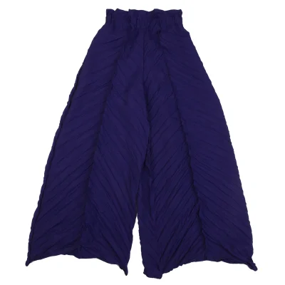 ISSEY MIYAKE Twist Pleated Wide Pants