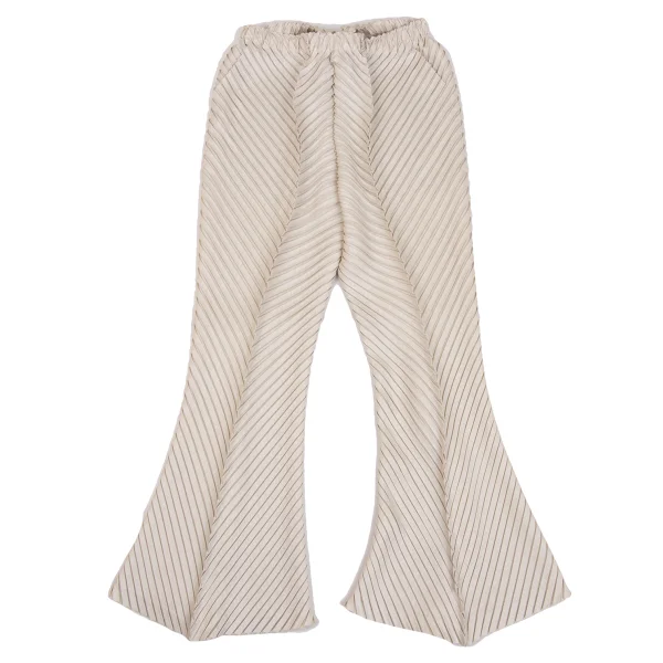ISSEY MIYAKE Bias Pleated Pants Beige 2 K-171415_001