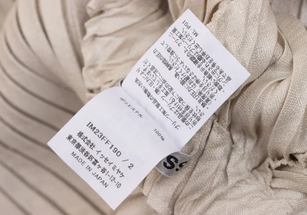ISSEY MIYAKE Bias Pleated Pants K-171415_010