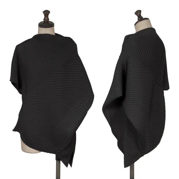 イッセイミヤケISSEY MIYAKE フォールドプリーツセットアップ 黒2 K-171418_002