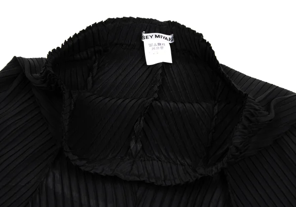 イッセイミヤケISSEY MIYAKE フォールドプリーツセットアップ 黒2 K-171418_012