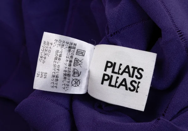 PLEATS PLEASE A-POC Geometric Jagged Cutting Short Sleeves T-shirt K-171419_014