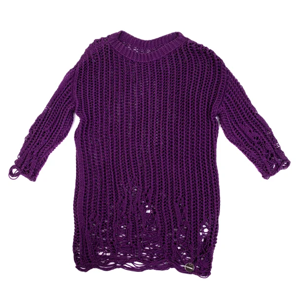DIESEL Cotton Blend Mesh Long Knit K-171420_002
