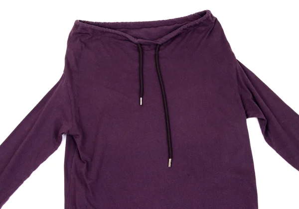 MM6 MAISON MARGIELA Neck Gather String Long T-shirt K-171422_003