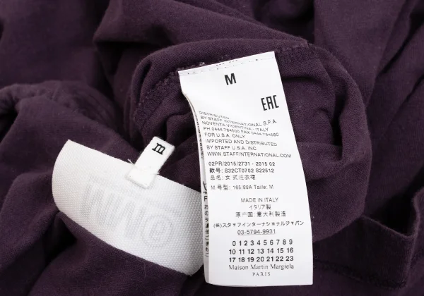 MM6 MAISON MARGIELA Neck Gather String Long T-shirt K-171422_016