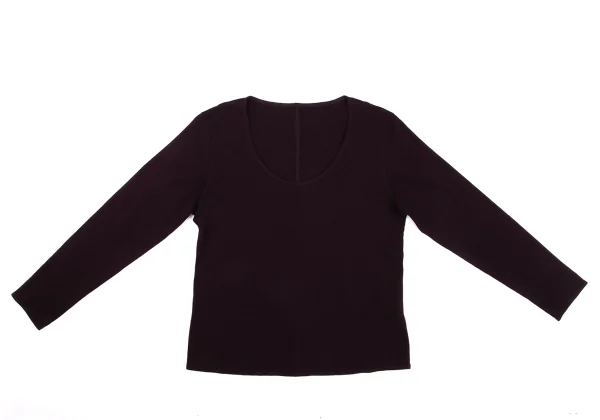 JURGEN LEHL Wool Outseam Crew Neck Knit Top K-171425_002