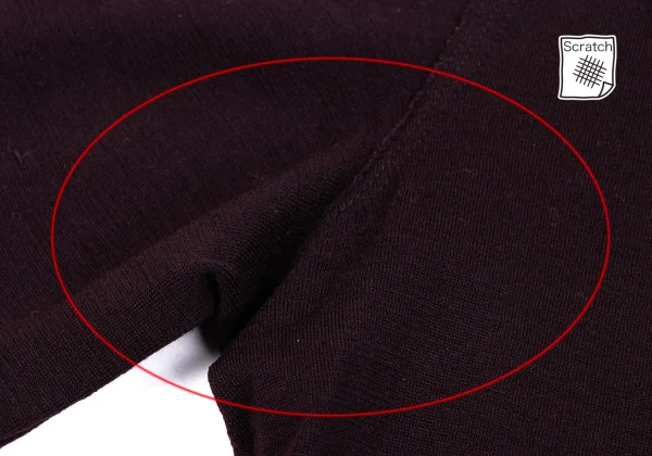 JURGEN LEHL Wool Outseam Crew Neck Knit Top K-171425_004