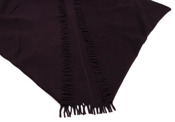JURGEN LEHL Wool Fringe Knit Poncho K-171426_007
