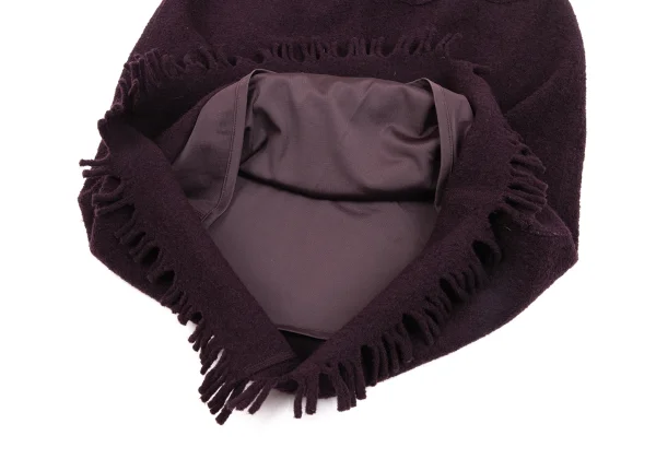JURGEN LEHL Wool Fringe Knit Skirt K-171427_008