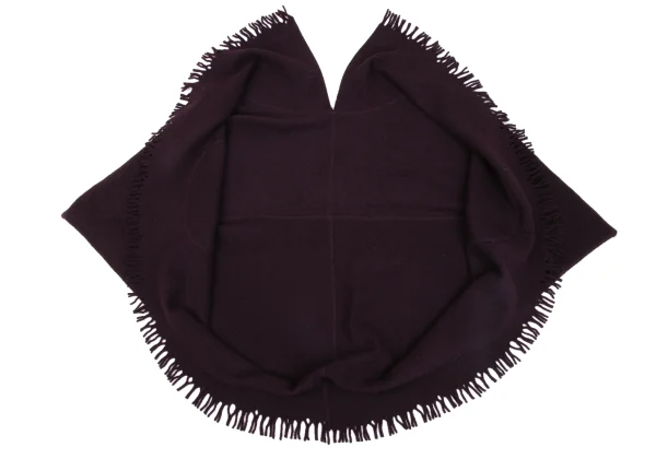 JURGEN LEHL Wool Fringe Knit Poncho & Skirt K-171428_006
