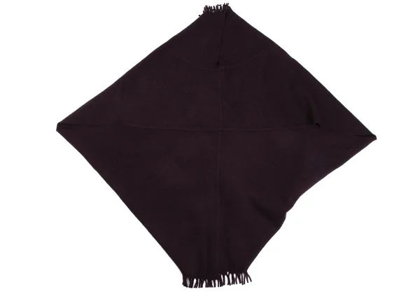 JURGEN LEHL Wool Fringe Knit Poncho & Skirt K-171428_007