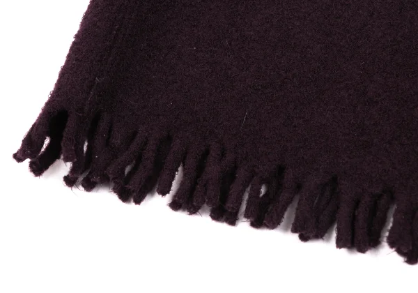 JURGEN LEHL Wool Fringe Knit Poncho & Skirt K-171428_013
