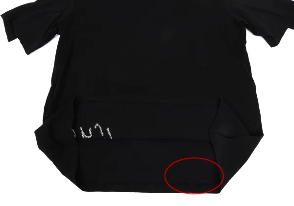 Yohji Yamamoto FEMME Hem Logo Embroidery T-shirt K-171431_008