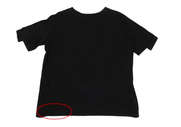 Yohji Yamamoto FEMME Hem Logo Embroidery T-shirt K-171431_010