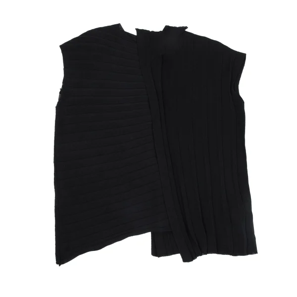 Yohji Yamamoto FEMME Pleats Sleeveless Knit Top K-171432_002