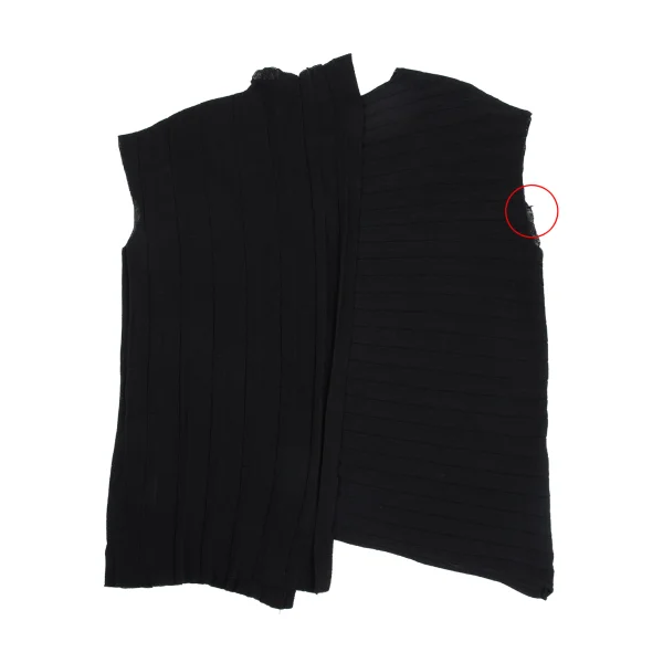Yohji Yamamoto FEMME Pleats Sleeveless Knit Top K-171432_009