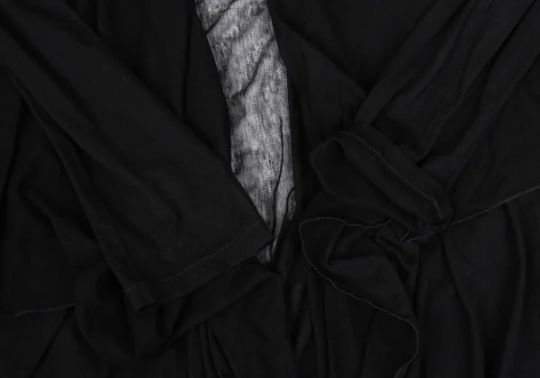 Yohji Yamamoto FEMME Sheer Drape Long Cardigan K-171435_007