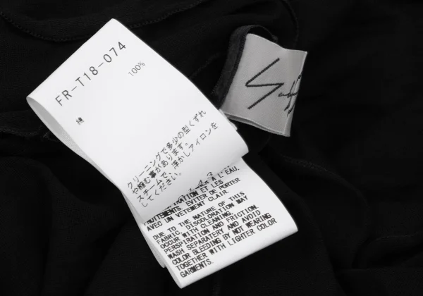 Yohji Yamamoto FEMME Sheer Drape Long Cardigan K-171435_014