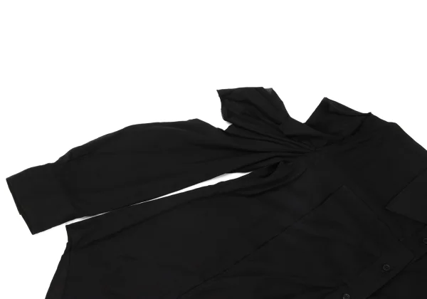 Yohji Yamamoto FEMME Cutting Sleeve Blouse K-171436_005