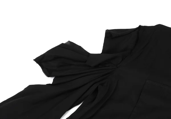 Yohji Yamamoto FEMME Cutting Sleeve Blouse K-171436_006