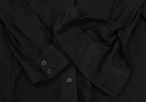 Yohji Yamamoto FEMME Cutting Sleeve Blouse K-171436_007
