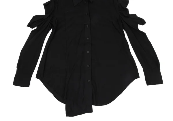 Yohji Yamamoto FEMME Cutting Sleeve Blouse K-171436_008
