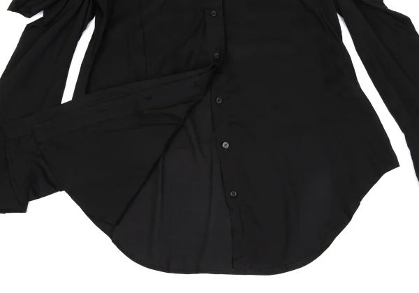Yohji Yamamoto FEMME Cutting Sleeve Blouse K-171436_012