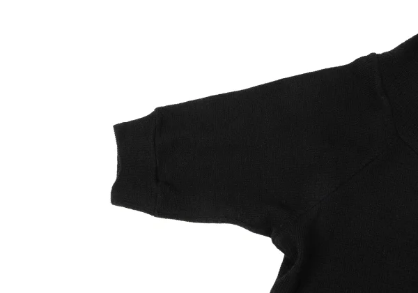 Yohji Yamamoto FEMME Wool Neck Design Short Sleeve Knit K-171438_006