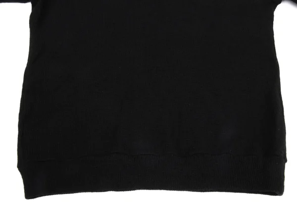 Yohji Yamamoto FEMME Wool Neck Design Short Sleeve Knit K-171438_008