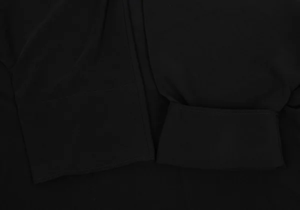 Yohji Yamamoto FEMME Crepe de Chine Short Sleeve Dress K-171439_006