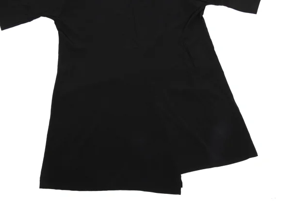 Yohji Yamamoto FEMME Crepe de Chine Short Sleeve Dress K-171439_007