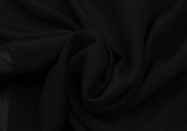 Open Design Switching Different Materials Buttonless Coat K-171441_011
