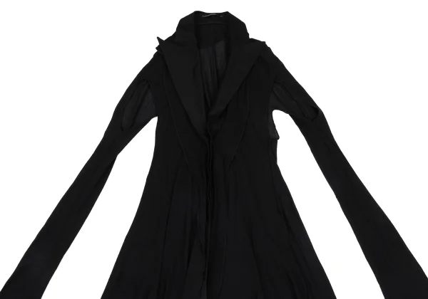 Yohji Yamamoto FEMME Side Open Switching Design Outseam Jacket K-171442_003