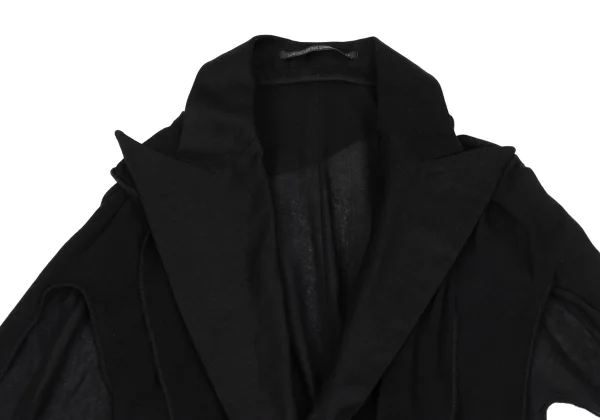Yohji Yamamoto FEMME Side Open Switching Design Outseam Jacket K-171442_004