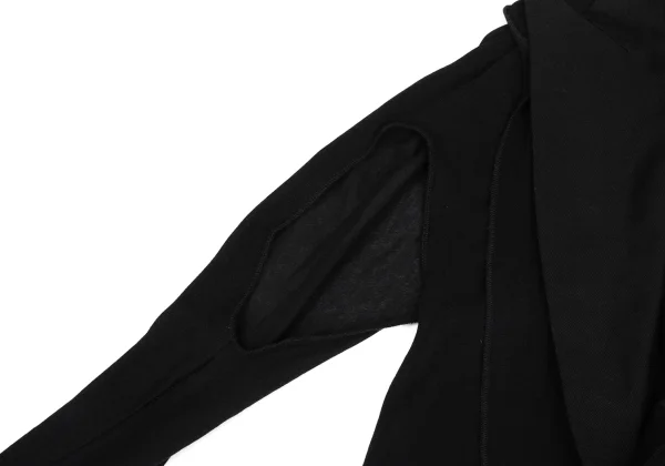 Yohji Yamamoto FEMME Side Open Switching Design Outseam Jacket K-171442_006