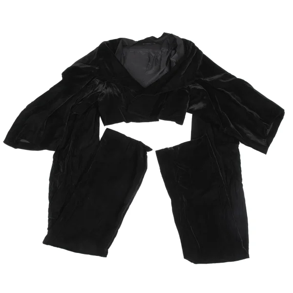 Yohji Yamamoto FEMME Stole Design Velvet Jacket K-171443_002