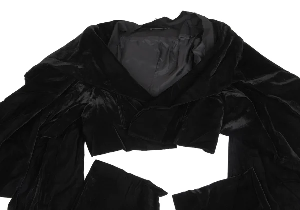 Yohji Yamamoto FEMME Stole Design Velvet Jacket K-171443_003