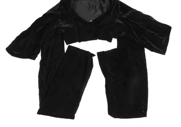 Yohji Yamamoto FEMME Stole Design Velvet Jacket K-171443_008