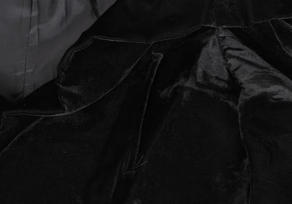 Yohji Yamamoto FEMME Stole Design Velvet Jacket K-171443_009