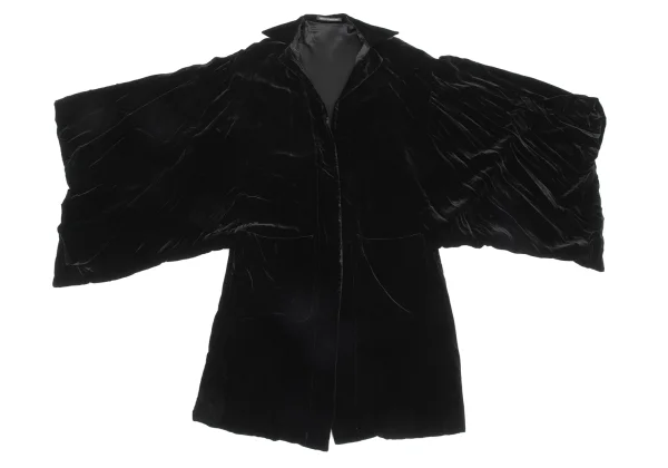 Yohji Yamamoto FEMME Velvet Kimono Sleeve Jacket K-171444_002