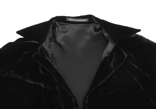 Yohji Yamamoto FEMME Velvet Kimono Sleeve Jacket K-171444_004