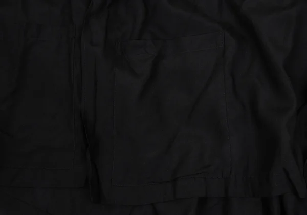 Yohji Yamamoto FEMME Sleeve Switching Back Gather Coat K-171445_008