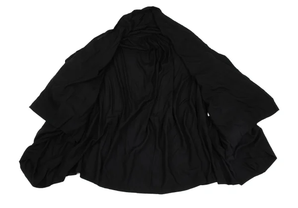 Yohji Yamamoto FEMME Sleeve Switching Back Gather Coat K-171445_009