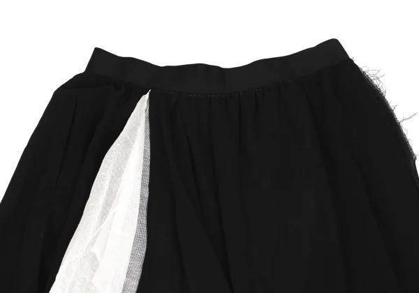 Yohji Yamamoto FEMME Side Cutting Asymmetrical Drape Pants K-171447_004