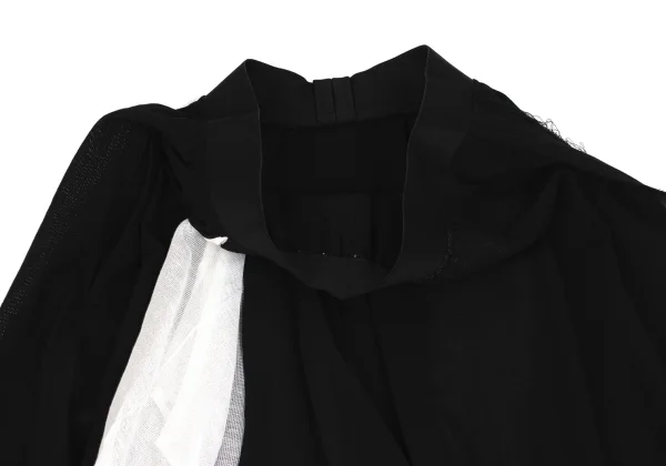 Yohji Yamamoto FEMME Side Cutting Asymmetrical Drape Pants K-171447_006