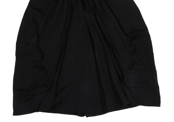 Yohji Yamamoto FEMME Wool Gabardine Pleated Switching Hakama Pants K-171448_008